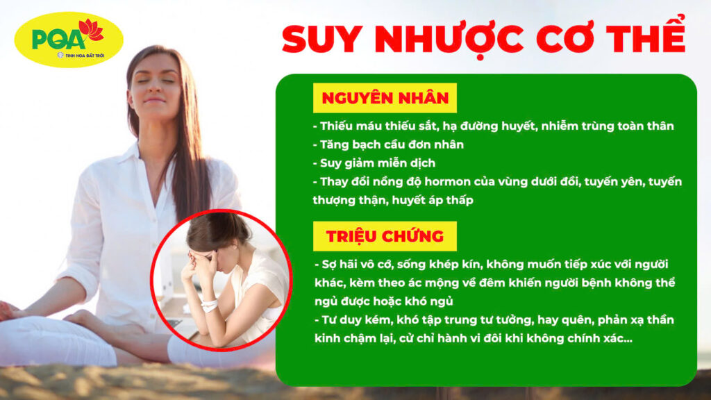 Nguyên nhân và triệu chứng suy nhược cơ thể