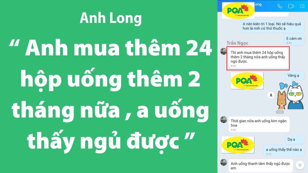 Feedback Thanh Tâm phục thần