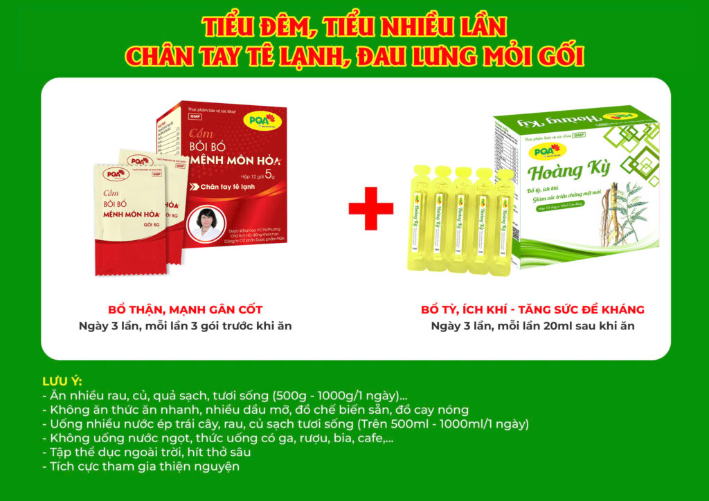 Kết hợp 2 sản phẩm Mệnh môn hoả
