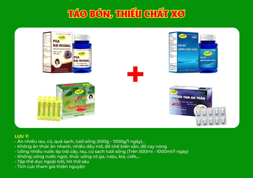 Kết hợp 4 sản phẩm Đại Hoàng 