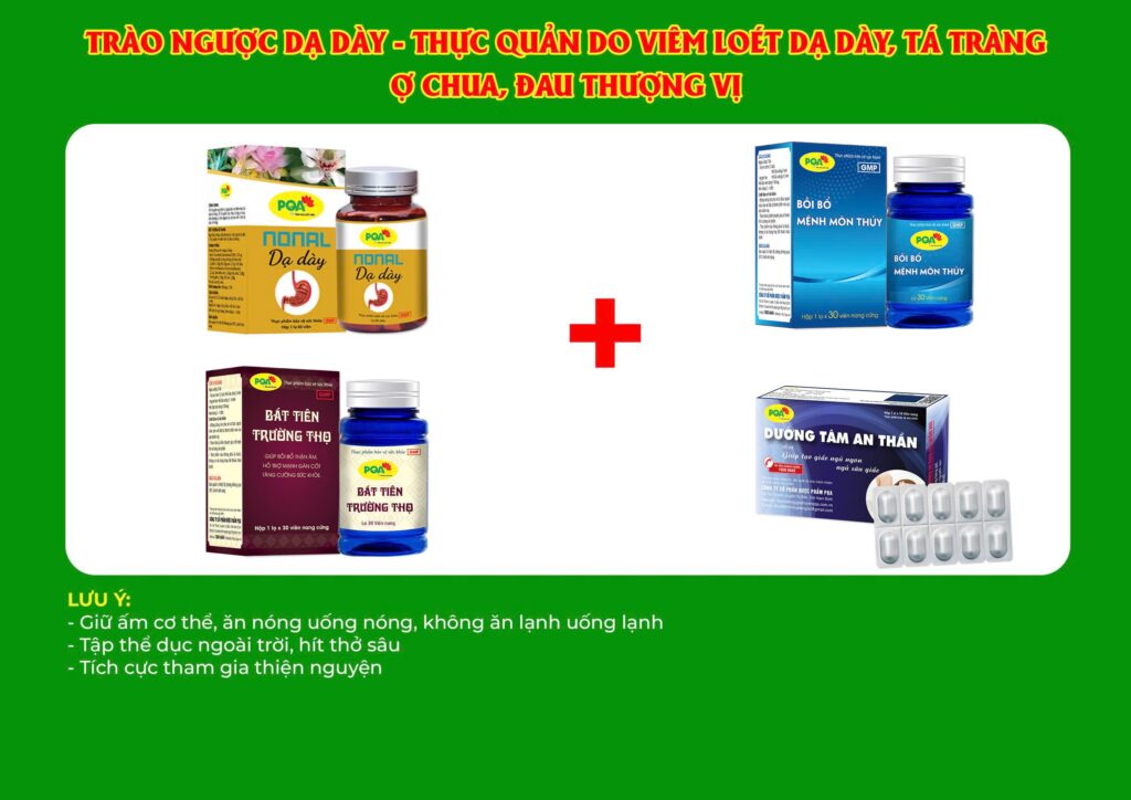 Kết hợp 4 sản phẩm Nonal Dạ dày