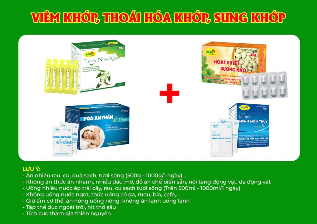 Kết hợp 4 sản phẩm Thiên Niên Kiện