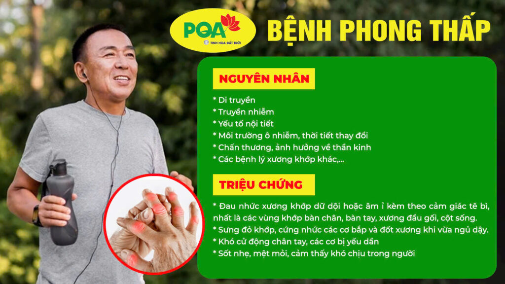 Nguyên nhân và triệu chứng của bệnh phong thấp