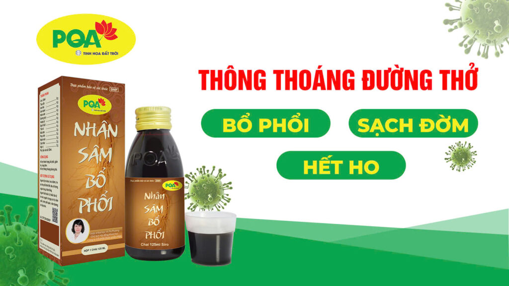 Pano sản phẩm Nhân Sâm Bổ Phổi