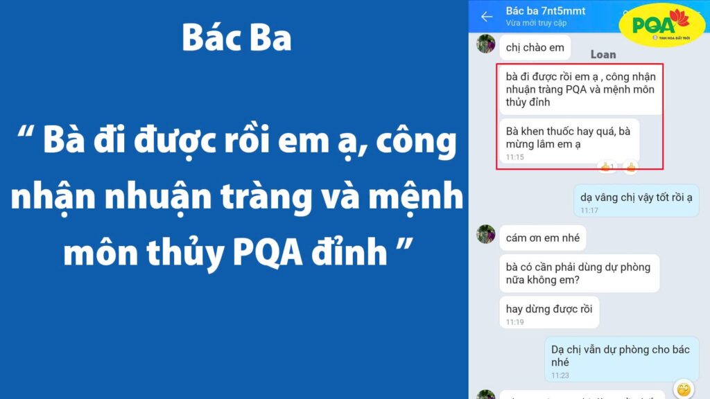 Feedback cốm mệnh môn thuỷ 