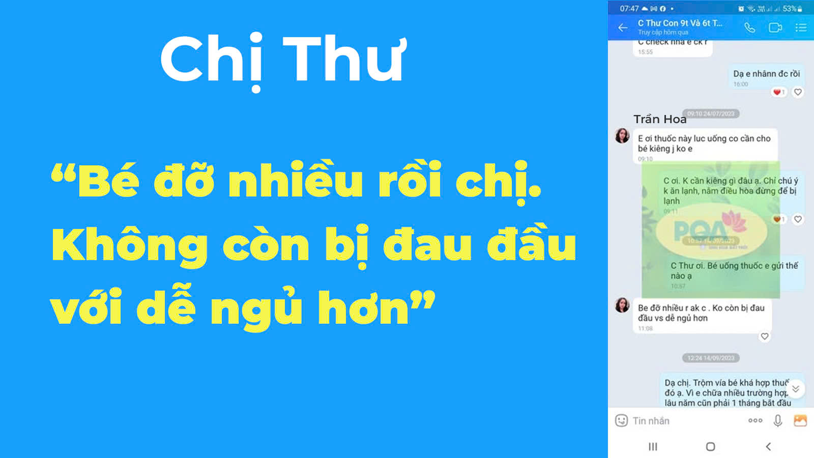 Feedback Hoàng cầm siro