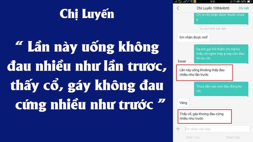 Feedback Thoái hoá khớp 