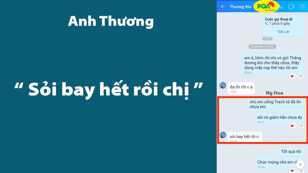 Feedback Trạch tả 