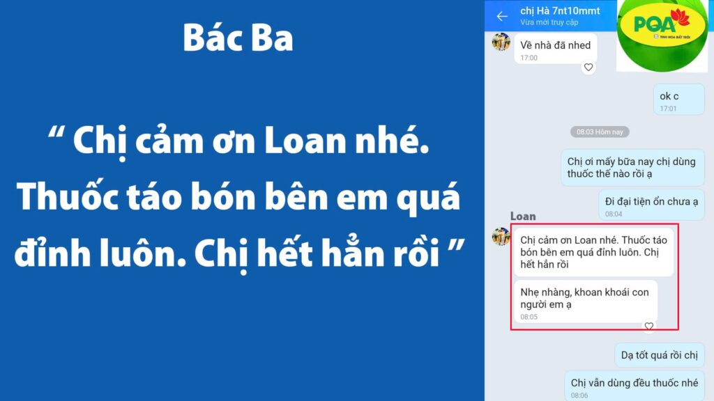 Feedback cốm mệnh môn thuỷ 