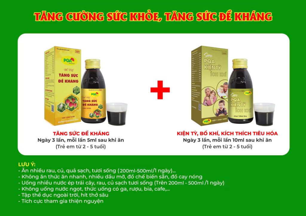 Kết hợp 2 sản phẩm Tăng sức đề kháng