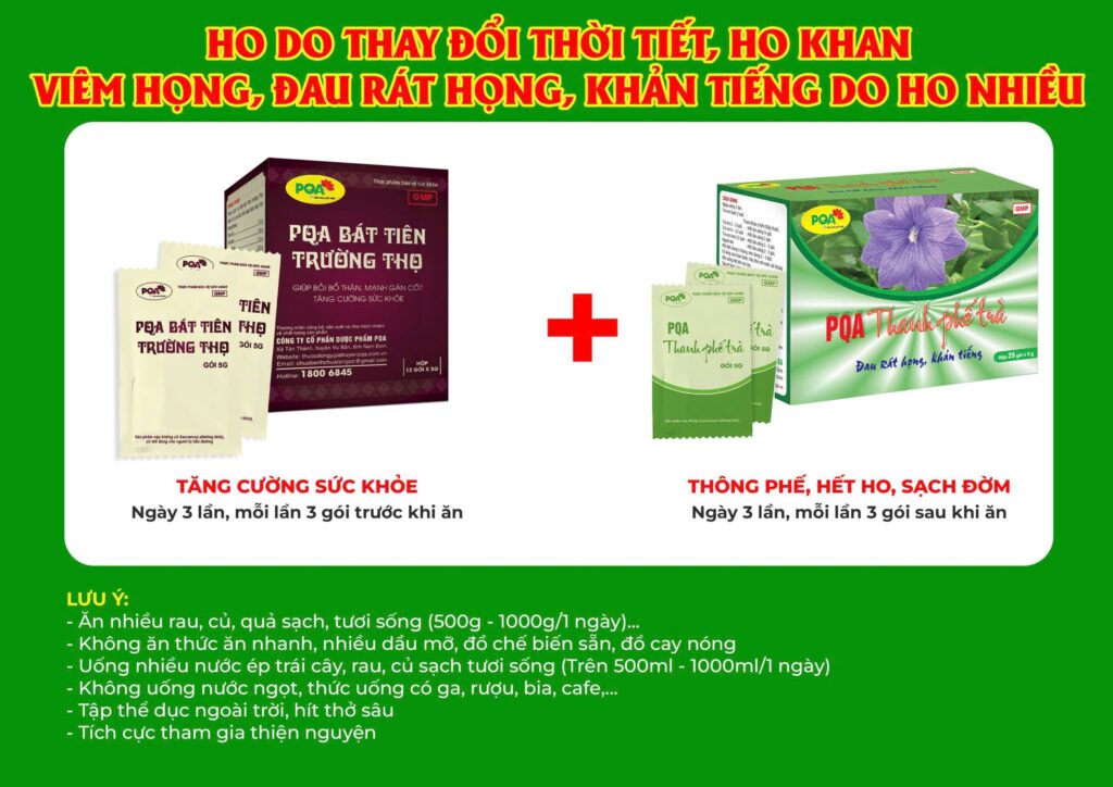 Kết hợp 2 sản phẩm Thanh Phế Trà