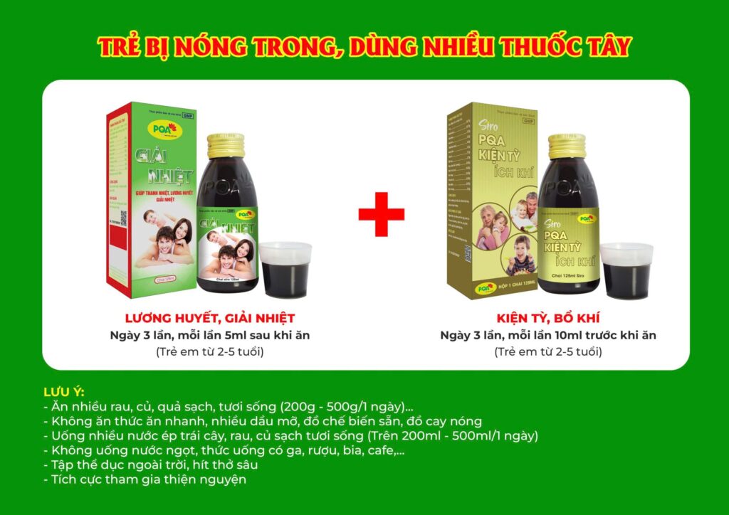 Kết hợp 2 sản phẩm giải nhiệt