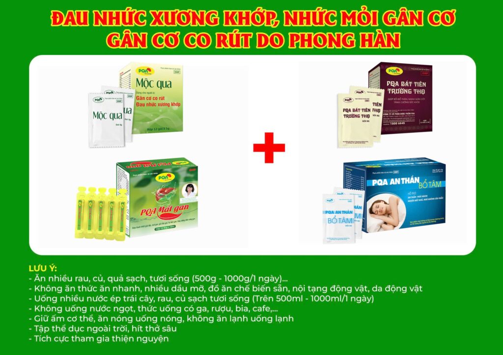 Kết hợp 4 sản phẩm Mộc Qua