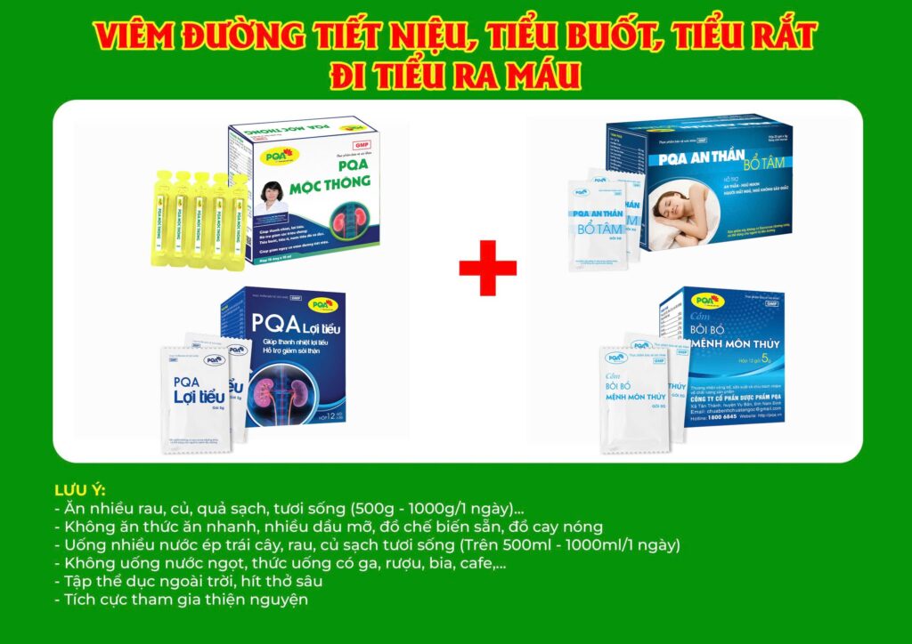 Kết hợp 4 sản phẩm Mộc thông