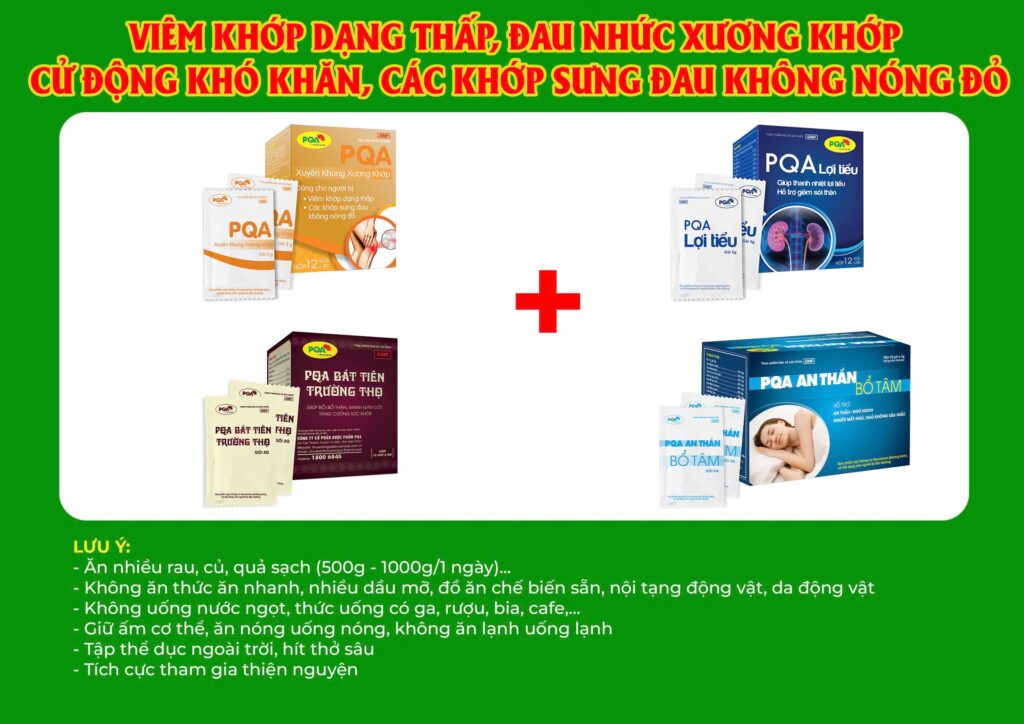 Kết hợp 4 sản phẩm Xuyên khung xương khớp