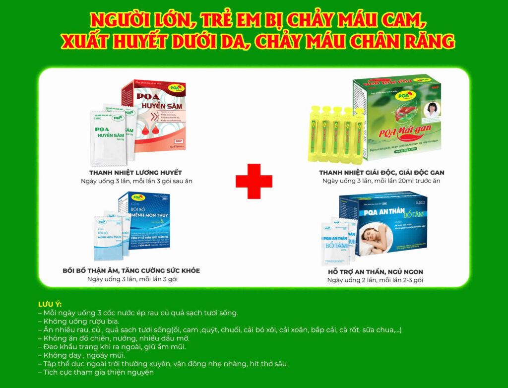 Kết hợp 4 sản phẩm huyền sâm