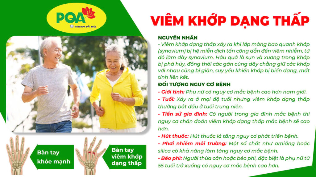 Nguyên nhân và triệu chứng viêm khớp dạng thấp