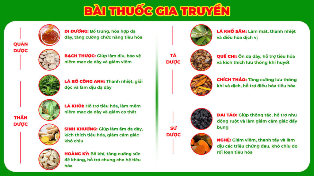 Bài thuốc gia truyền dạ dày ống