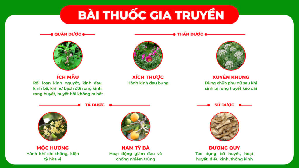 Bài thuốc gia truyền ích mẫu