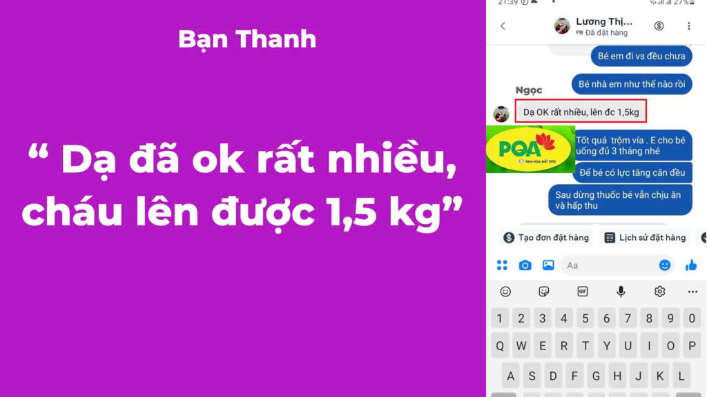 Feedback Kiện tỳ tiêu thực 