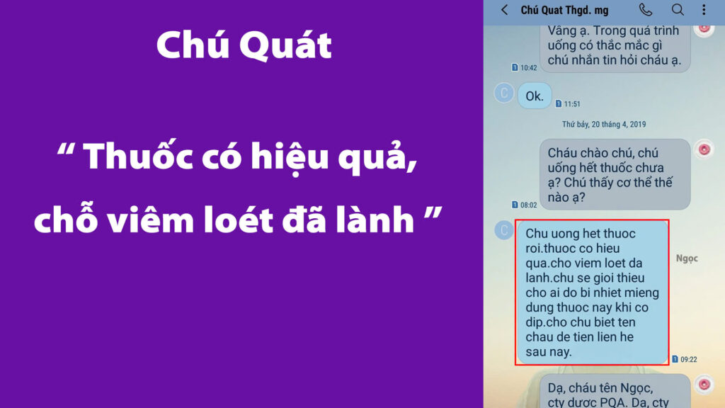 Feedback Tam hoàng giải độc 