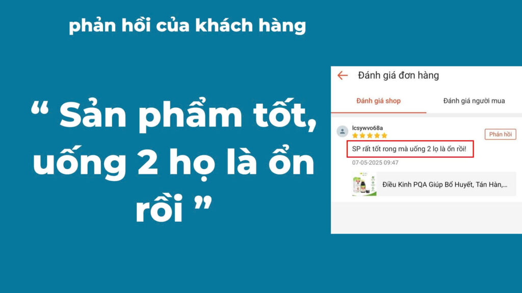 Feedback điều kinh