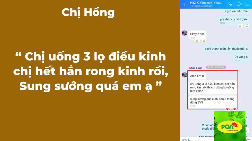 Feedback điều kinh