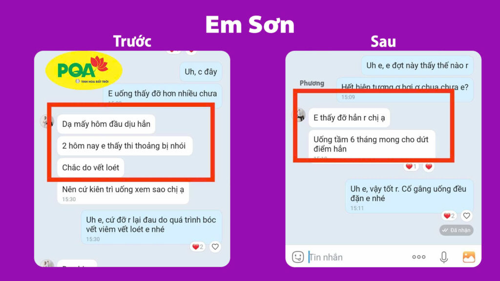 Feedback đinh hương tai hồng 