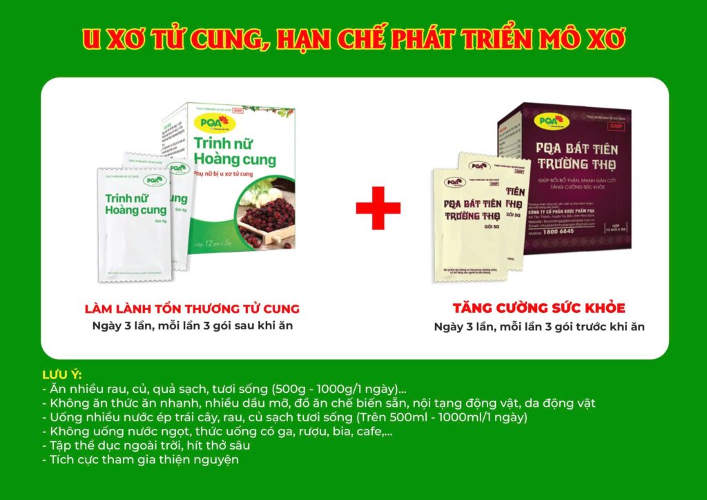 Kết hợp 2 sản phẩm Trinh nữ hoàng cung