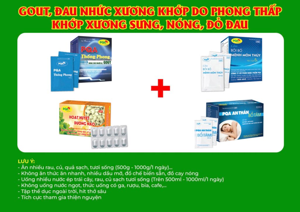 Kết hợp 4 sản phẩm Thống phong
