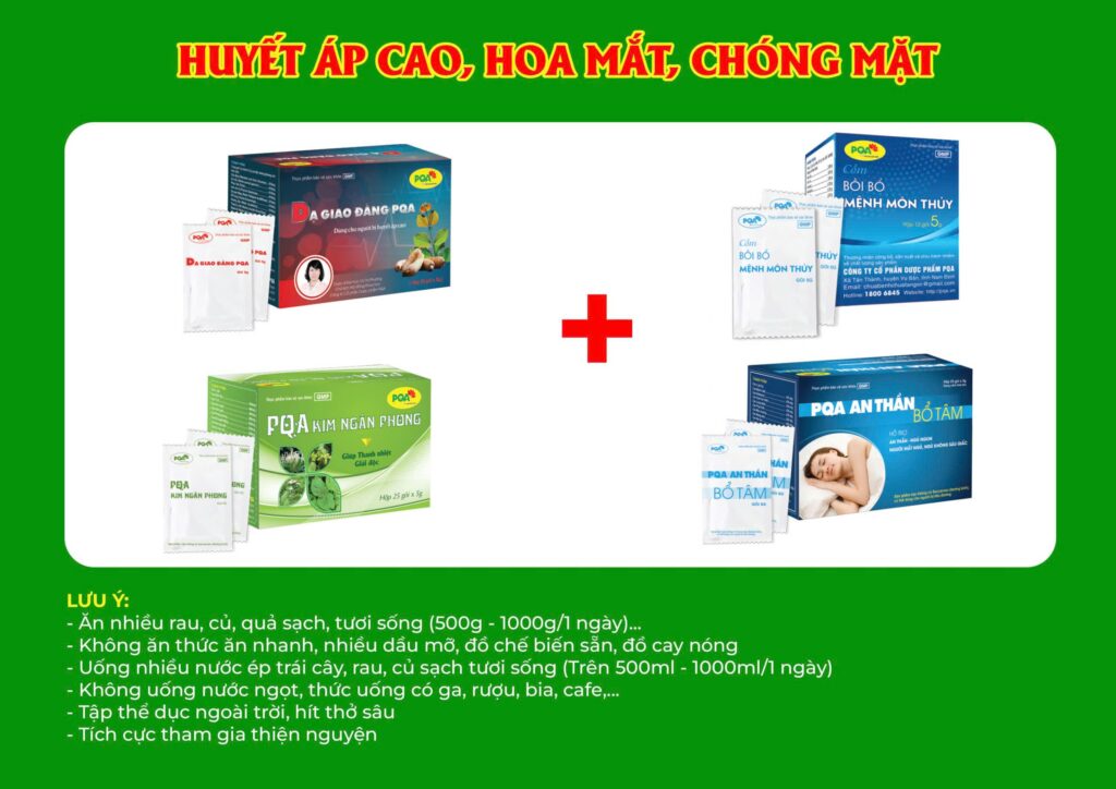 Kết hợp 4 sản phẩm dạ giao đằng