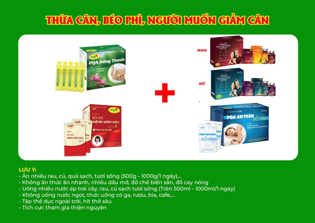 Kết hợp 4 sản phẩm dáng thanh