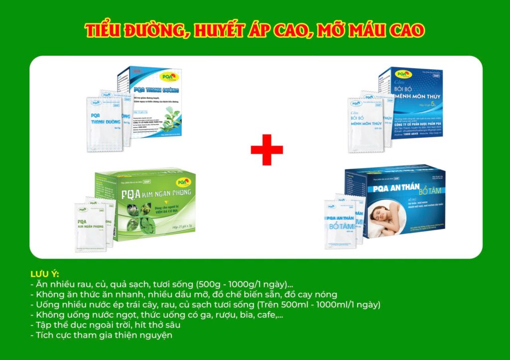 Kết hợp 4 sản phẩm thanh đường