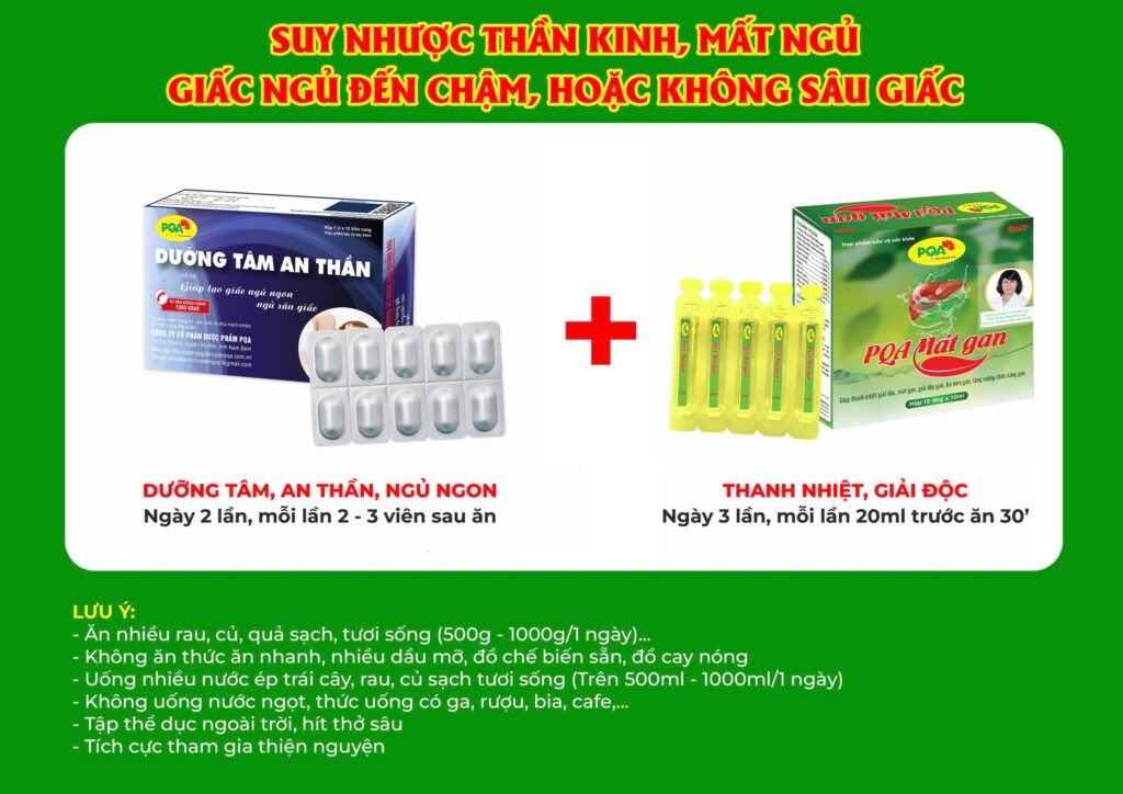 Kết hợp 2 sản phẩm dưỡng tâm an thần