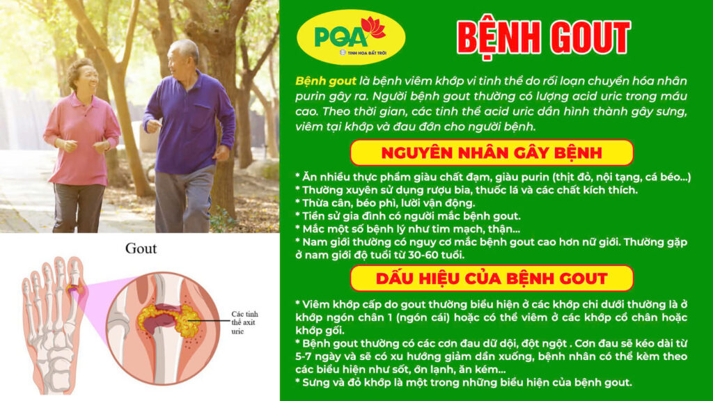 Nguyên nhân và triệu chứng Thống phong