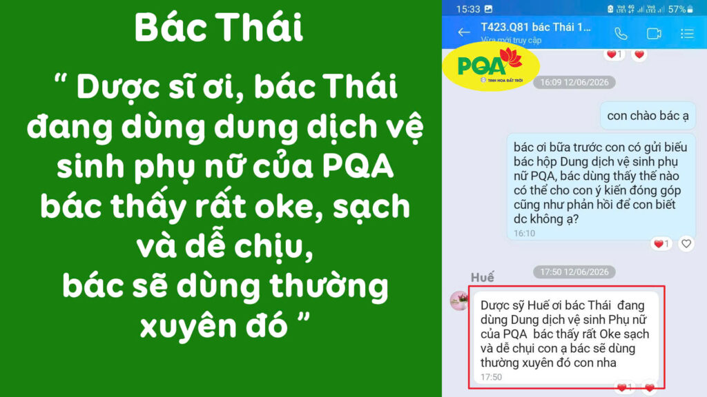 Feedback Dung dịch vệ sinh