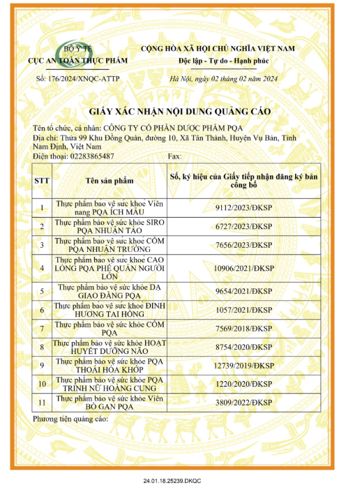 Dược phẩm PQA