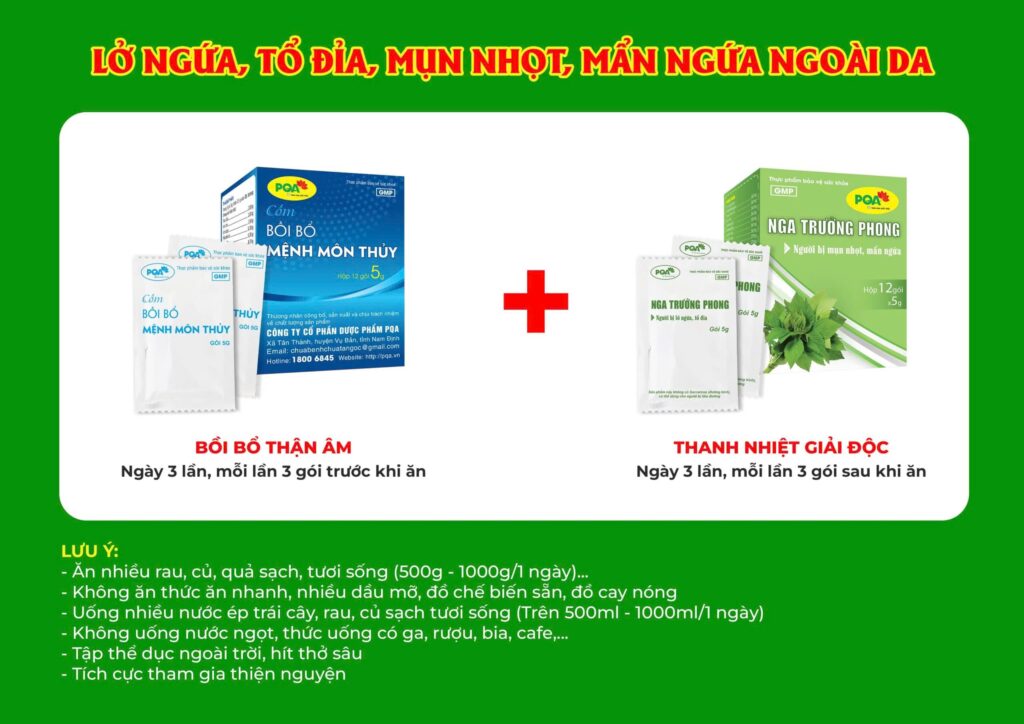 Kết hợp 2 sản phẩm nga trưởng phong