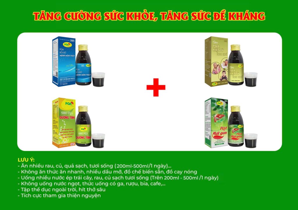 Kêt hợp 4 sản phẩm mệnh môn thuỷ siro