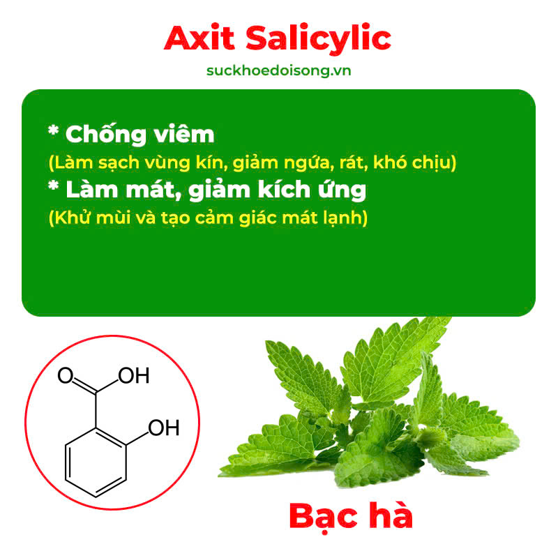 Thành phần hoá học dung dịch vệ sinh 
