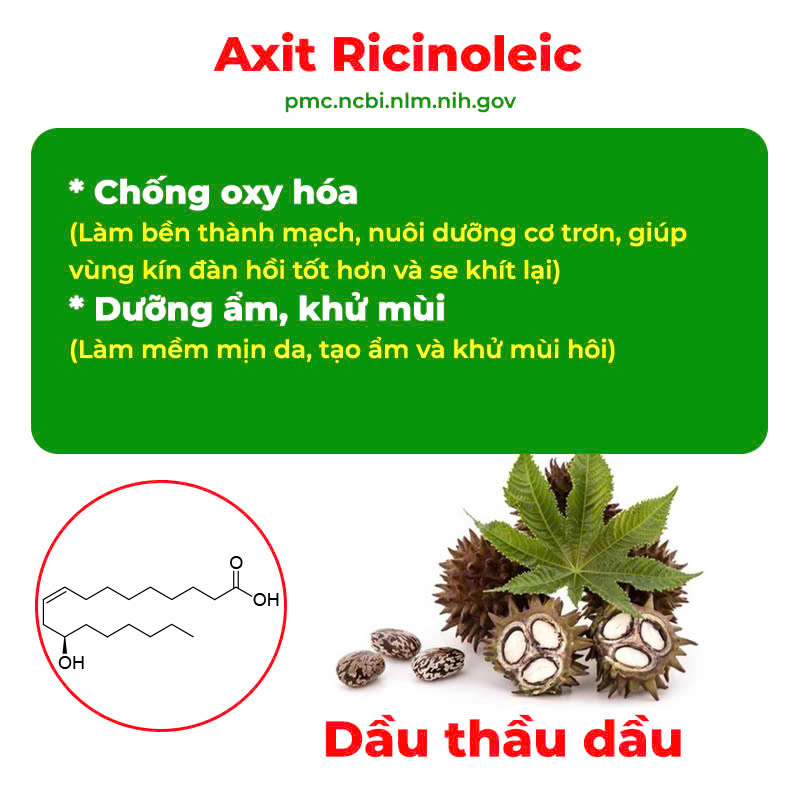 Thành phần hoá học dung dịch vệ sinh 