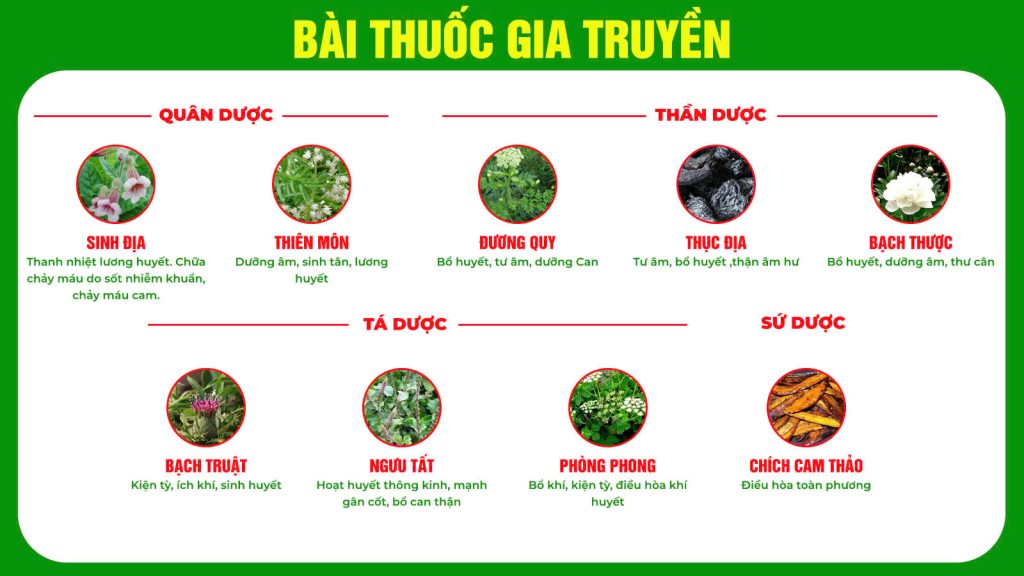 Bài thuốc gia truyền Sinh địa hoàng
