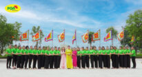 PQA thực hiện nghi lễ dâng cờ tại đền Trần