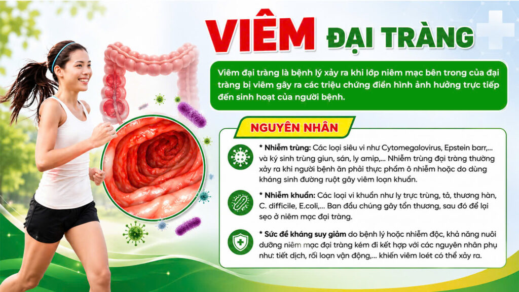 Nguyên nhân gây nên viêm đại tràng