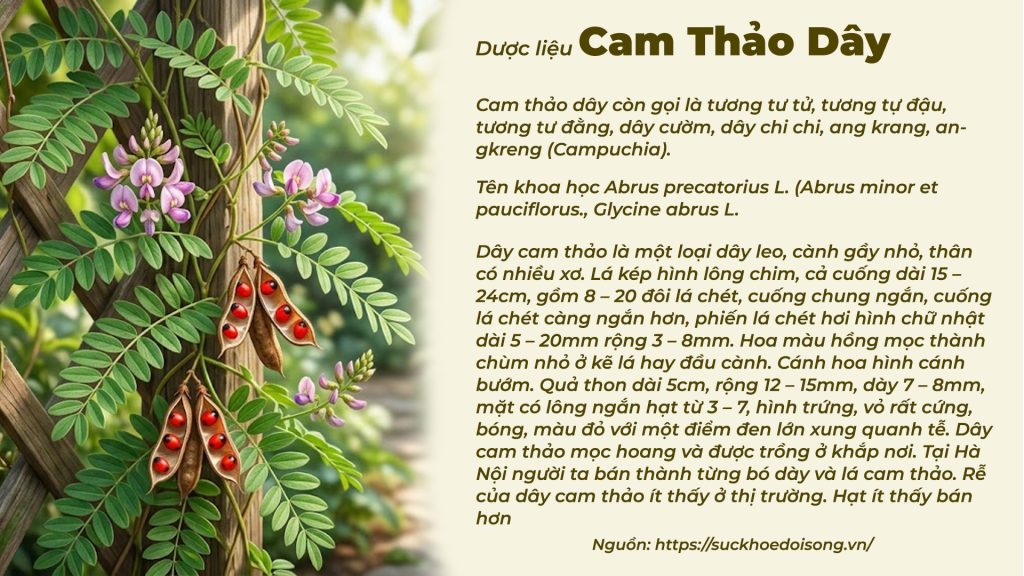 Dược liệu Cam thảo dây