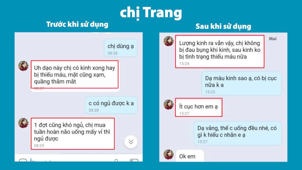 Feedback ngọc tố nữ
