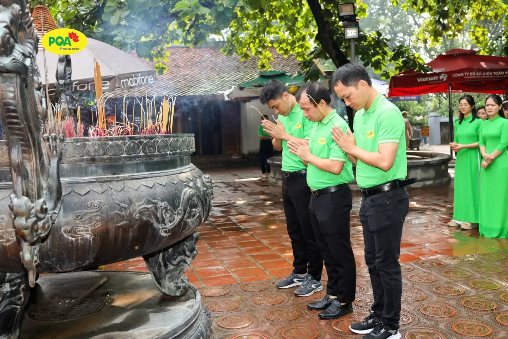 Dược phẩm PQA tại Lễ Hoàn công bồn đá Đền Trần