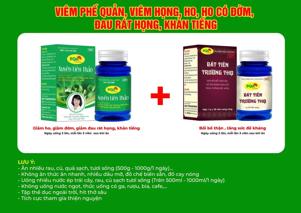 Kết hợp 2 sản phẩm Xuyên liên thảo