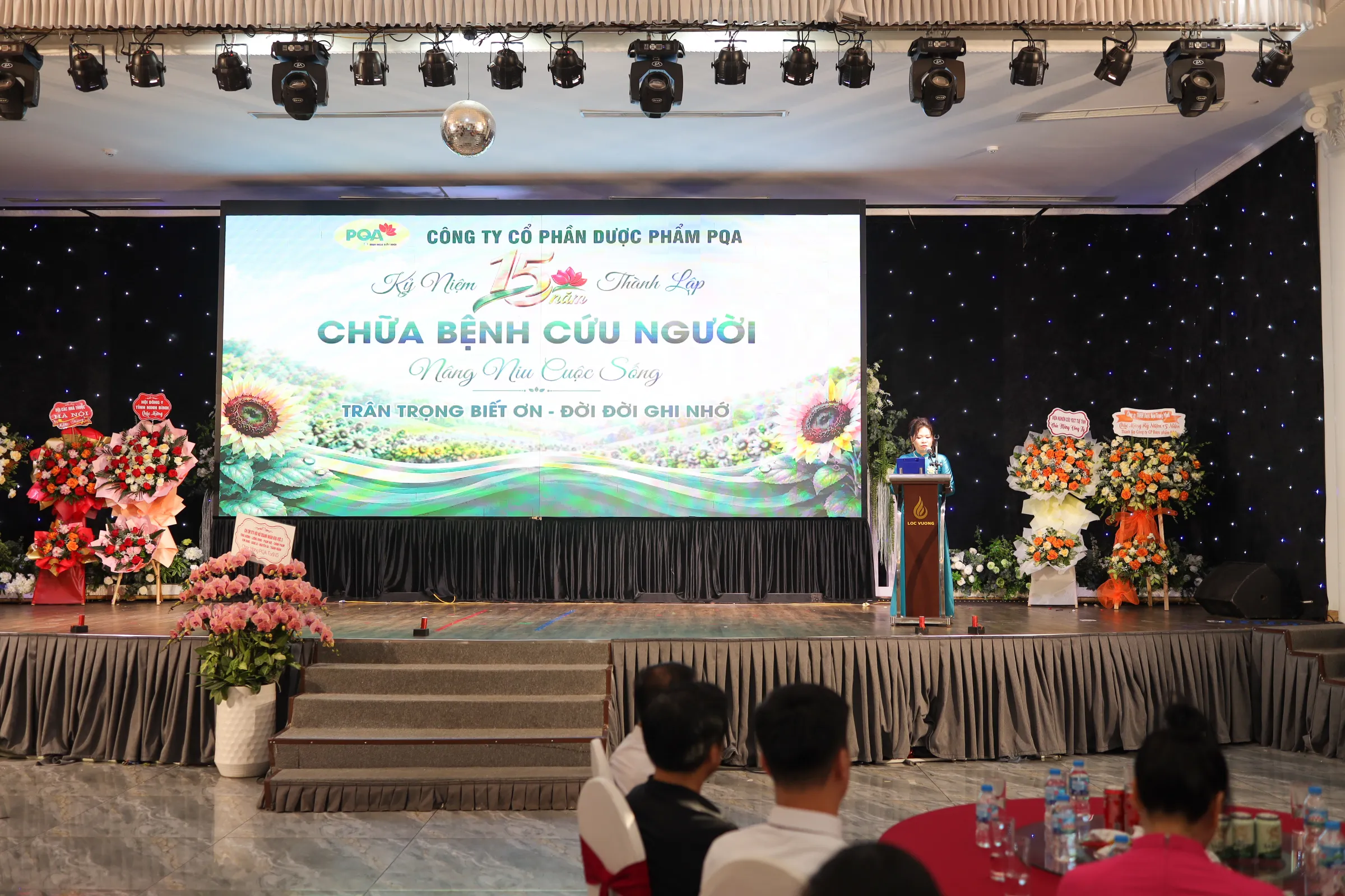 Thạc sĩ kinh tế Nguyễn Thanh Huyền - giám đốc điều hành công ty cổ phần Dược phẩm PQA phát hiểu
